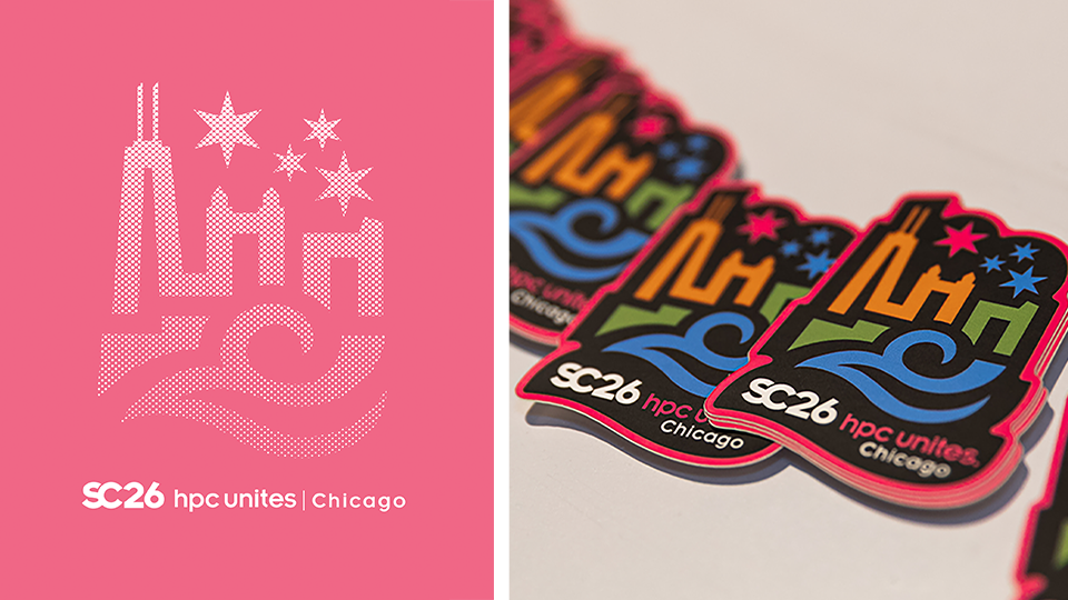 pink dotted and sticker