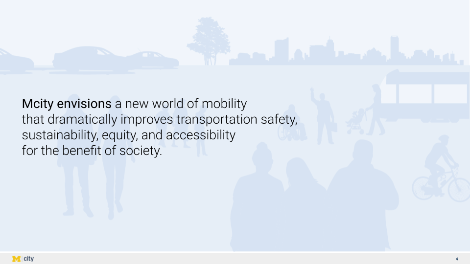 Mcity envisions a new world of mobility…
