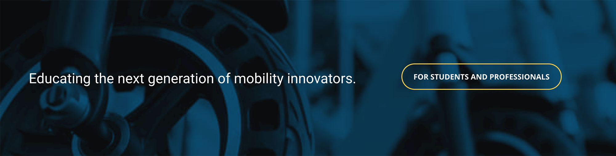 UMTRI website banner: Educating the next generation of mobility innovators.